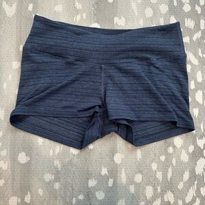 NOBULL heather blue shorts